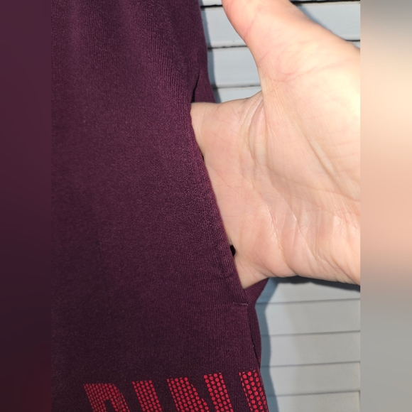 PINK Victoria's Secret Women's S Fold-over Campus Logo Joggers - Picture 5 of 13